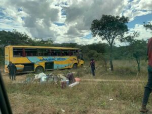 Bus accident in Zimbabwe.